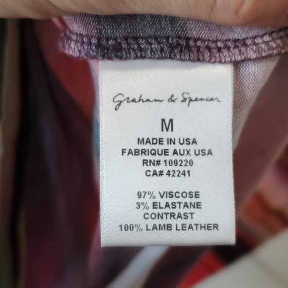 Beautiful tank w Leather - M - Picture 4 of 5